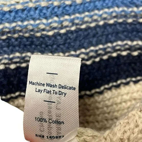 Marine Layer Mens XL Knit Polo Retro 70s Striped Preppy Mod Old Money Conrad